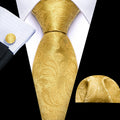 Funki Buys | Neckties | Men's Luxury 3 Pcs Silk Formal Tie Set