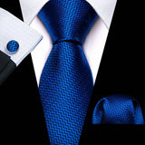 Funki Buys | Neckties | Men's Luxury 3 Pcs Silk Formal Tie Set