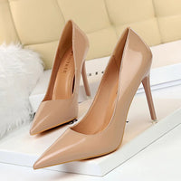 Funki Buys | Shoes | Women's Formal Mid-Heel Nude Scarpins