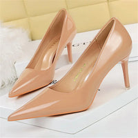 Funki Buys | Shoes | Women's Formal Mid-Heel Nude Scarpins