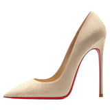 Funki Buys | Shoes | Women's Luxury Red Soles Suede Stiletto Pumps