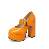 Funki Buys | Shoes | Women's Super-high Mary Jane Platforms