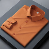Funki Buys | Shirts | Men's Slim Fit British Style Dress Shirt 7XL