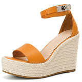 Funki Buys | Shoes | Women's Roman Style High Wedge Sandal