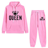 Funki Buys | Activewear | Women's Thickened Hooded Sweat Suit