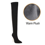 Funki Buys | Boots | Women's Cloth Leopard Print Stiletto Boots