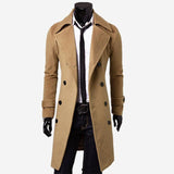 Funki Buys | Jackets | Men's Trench Coat | Woolen Peacoat | Slim Fit