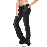 Funki Buys | Pants | Women's Flare Jeans Mid Waist Bell Jeans