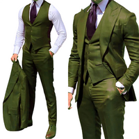 Funki Buys | Suits | Men's Slim Fit Formal Wedding Tuxedos 3Pc