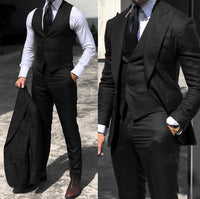 Funki Buys | Suits | Men's Slim Fit Formal Wedding Tuxedos 3Pc