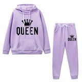 Funki Buys | Activewear | Women's Thickened Hooded Sweat Suit