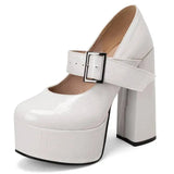 Funki Buys | Shoes | Women's Super-high Mary Jane Platforms