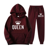 Funki Buys | Activewear | Women's Thickened Hooded Sweat Suit