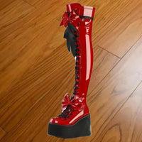 Funki Buys | Boots | Women's Butterfly Bow Over the Knee Boots