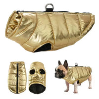 Funki Buys | Dog Jackets | Gold Fluro Dog Zippered Vest | Dog Harness