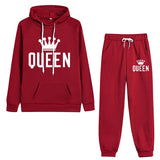 Funki Buys | Activewear | Women's Thickened Hooded Sweat Suit
