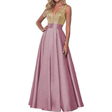 Funki Buys | Dresses | Women's Custom Satin Evening Dress