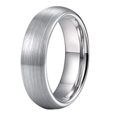 Funki Buys | Rings | Tungsten Brushed Bands 8mm 6mm