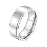 Funki Buys | Rings | Black Titanium Wedding Band Ring 1 Pcs