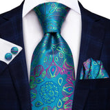 Funki Buys | Neckties | Men's Elegant 3 Pcs Formal Silk Tie Set