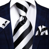 Funki Buys | Neckties | Men's Elegant 3 Pcs Formal Silk Tie Set