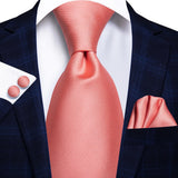 Funki Buys | Neckties | Men's Elegant 3 Pcs Formal Silk Tie Set