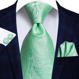 Funki Buys | Neckties | Men's Elegant 3 Pcs Formal Silk Tie Set
