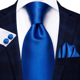 Funki Buys | Neckties | Men's Elegant 3 Pcs Formal Silk Tie Set