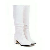 Funki Buys | Boots | Women's Knee High Block Heeled Boots