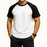 Funki Buys | Shirts | Men's Quick Dry Casual Two Toned T-Shirt