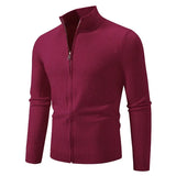 Funki Buys | Sweaters | Men's ZipUp Slim Fit Stand Collar Jacket