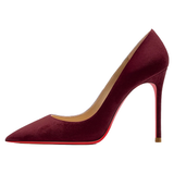 Funki Buys | Shoes | Women's Luxury Red Soles Suede Stiletto Pumps