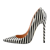 Funki Buys | Shoes | Women's Luxury Striped High Heel Stilettos