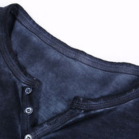 Funki Buys | Shirts | Men's Casual Long Sleeve V-Neck Tee Shirt