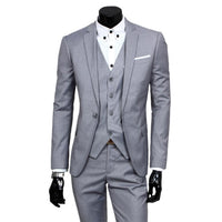 Funki Buys | Suits | Men's Classic 3 Pcs Formal Wedding Suit