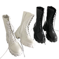 Funki Buys | Boots | Women's Lace-up Chunky Combat Boots