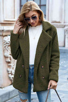 Funki Buys | Jackets | Women's Full Size Lapel Collar Sherpa Coat