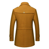 Funki Buys | Jackets | Men's Long Winter Warm Dust Coat | Trench Coat