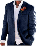 Funki Buys | Suits | Men's 2 Piece Linen Suit for Beach Wedding | Tux