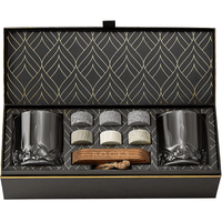 The Connoisseur's Set - Whiskey Stones & Signature Glass Edition