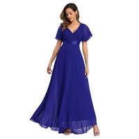 Funki Buys | Dresses | Women's Luxury Chiffon Evening Dress | Gown