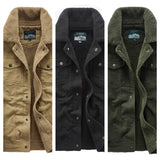 Funki Buys | Jackets | Men's Military Warm Winter Jacket | Fleece 8XL