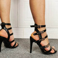 Funki Buys | Shoes | Women's Sexy Strappy High Stilettos | Gladiator