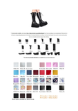 Funki Buys | Boots | Women's Punk Platform Wedge Boots | Zip Lace Up