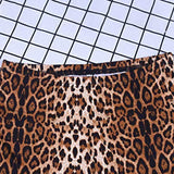 Funki Buys | Pants | Women's Flared Leopard Print Pants | High Waist