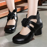 Funki Buys | Shoes | Women's Genuine Leather High Heel Mary Jane Pumps
