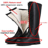 Funki Buys | Boots | Women's Genuine Leather Winter Boots | Sheep Skin