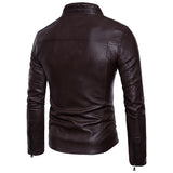 Funki Buys | Jackets | Men's Motorcycle Faux Leather Jacket | Vintage