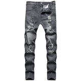 Funki Buys | Pants | Men's Ripped Skinny Jeans | Distressed Pants