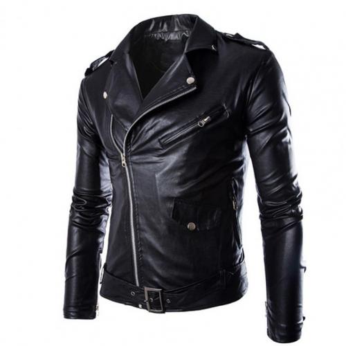 Funki Buys | Jackets | Unisex PU Leather Jacket | Motorcycle Jacket